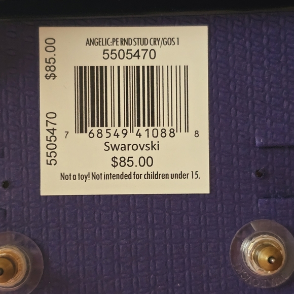 *NEW* Swarovski Angelic Round Stud Earrings - Picture 5 of 5